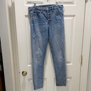 GAP Women's Light Blue Skinny Jeans